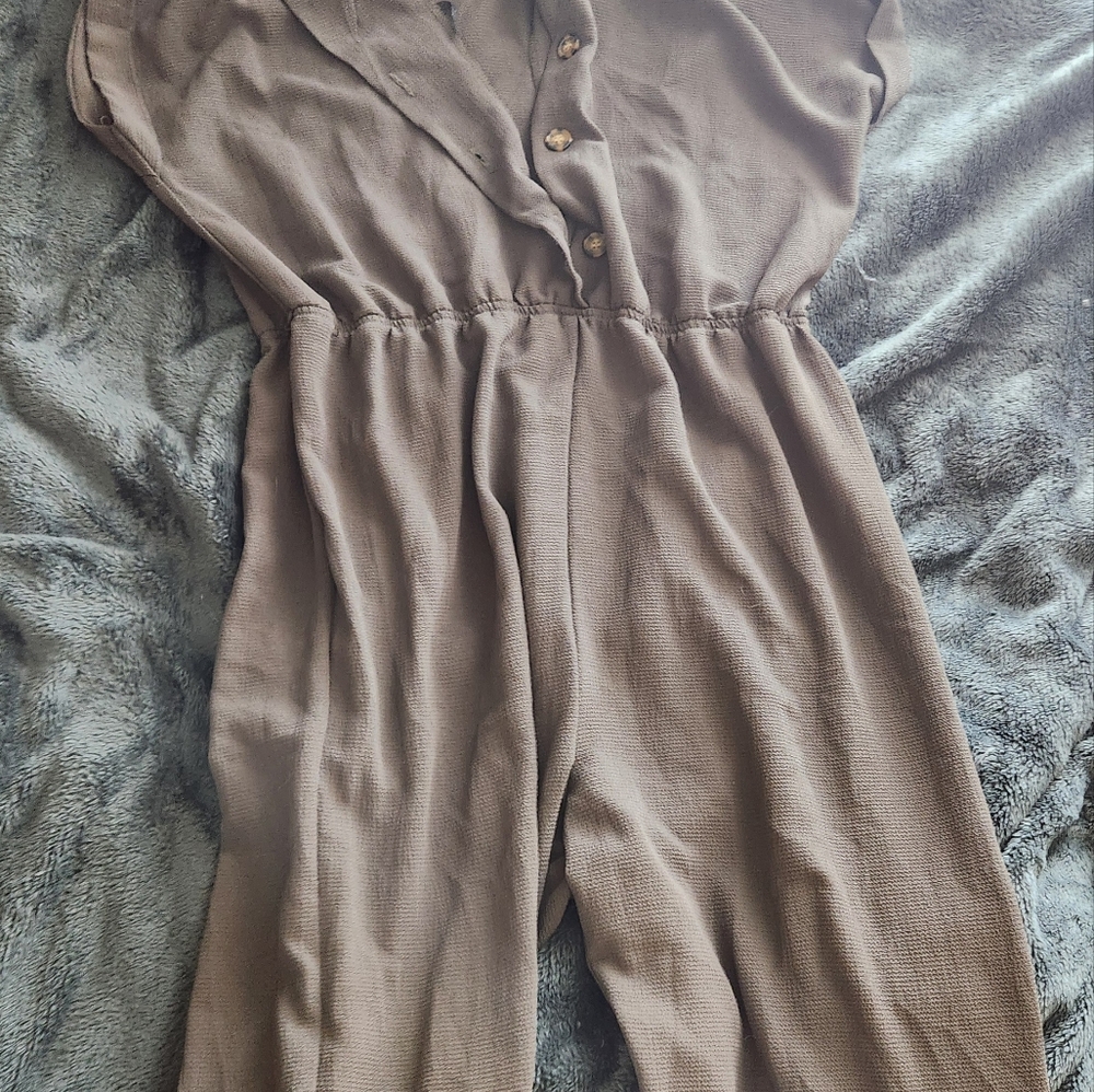 Green jumpsuit